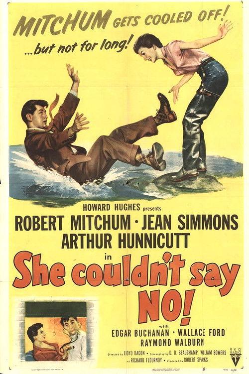 She Couldn't Say No 1954 official movie poster