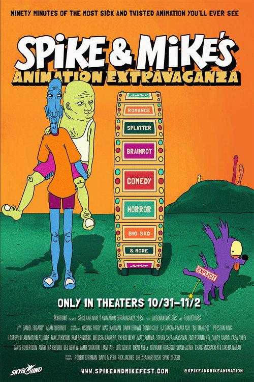 Spike and Mike's Animation Extravaganza 2025 official movie poster