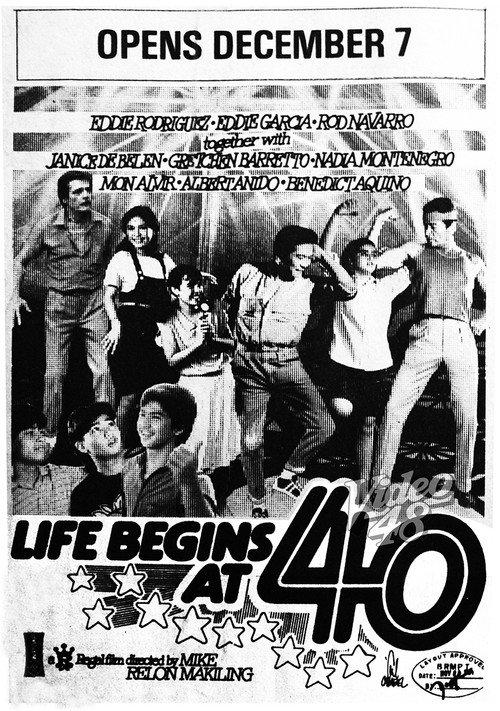 Life Begins at 40 1984 official movie poster