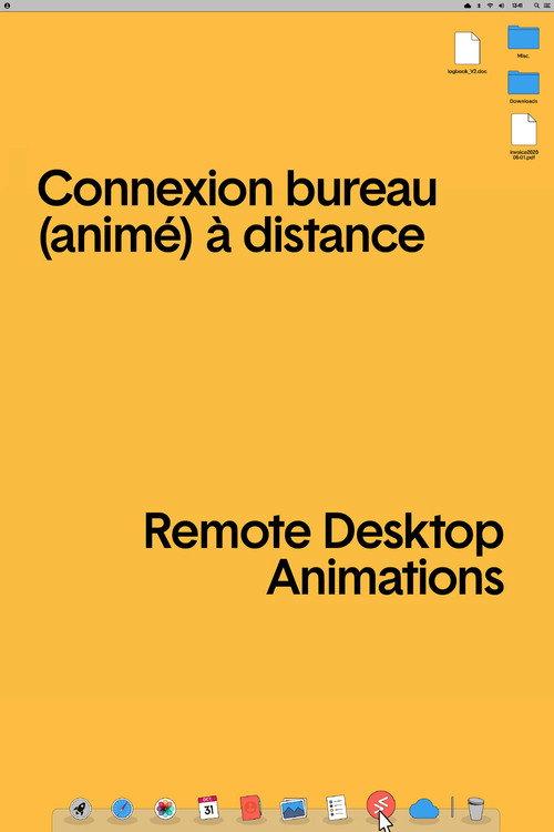 Remote Desktop Animations 2021 official movie poster