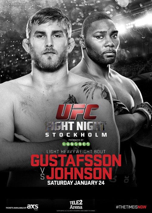 UFC on Fox 14: Gustafsson vs. Johnson 2015 official movie poster