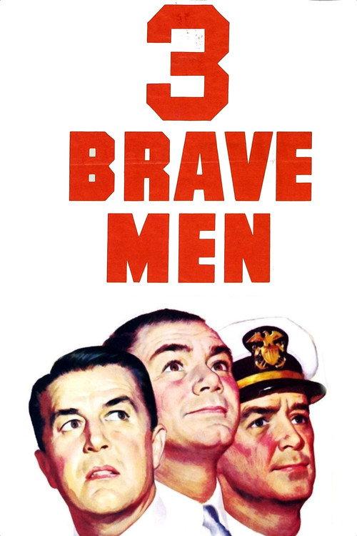 Three Brave Men 1956 official movie poster