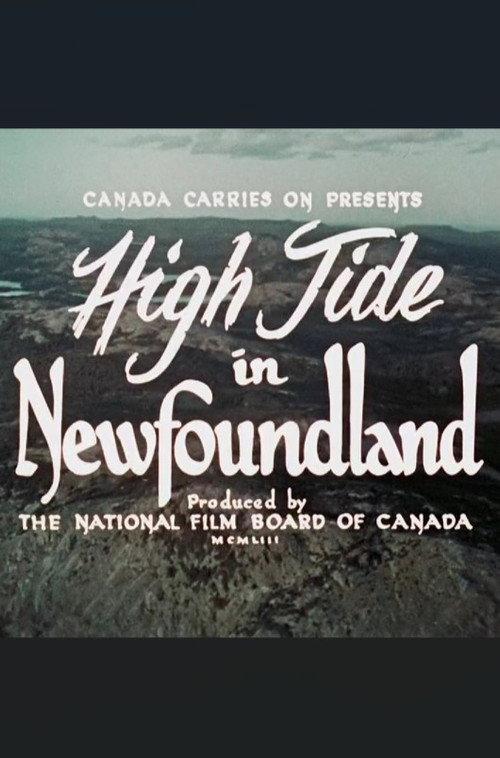 High Tide in Newfoundland 1955 official movie poster
