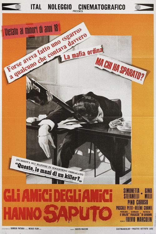 Gli amici degli amici hanno saputo 1973 official movie poster
