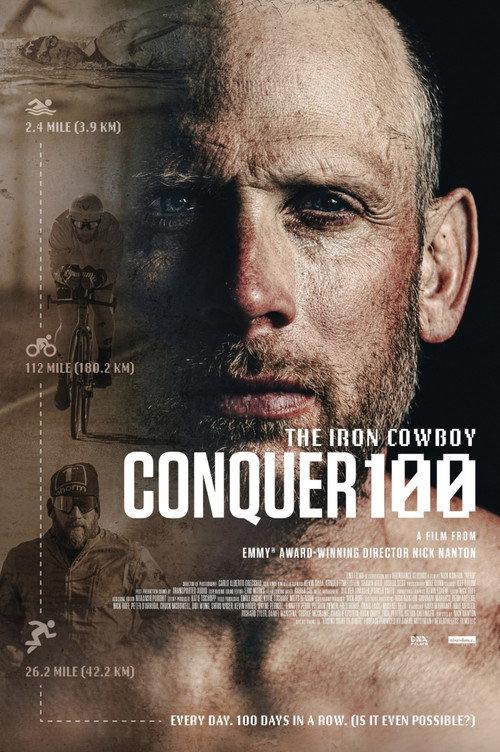 The Iron Cowboy: Conquer 100 2024 official movie poster