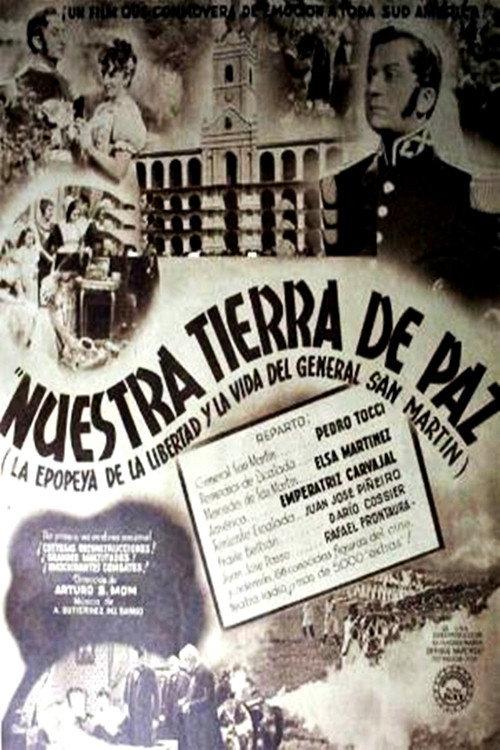 Nuestra tierra de paz 1939 official movie poster
