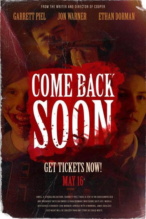 Come Back Soon 2023 official movie poster