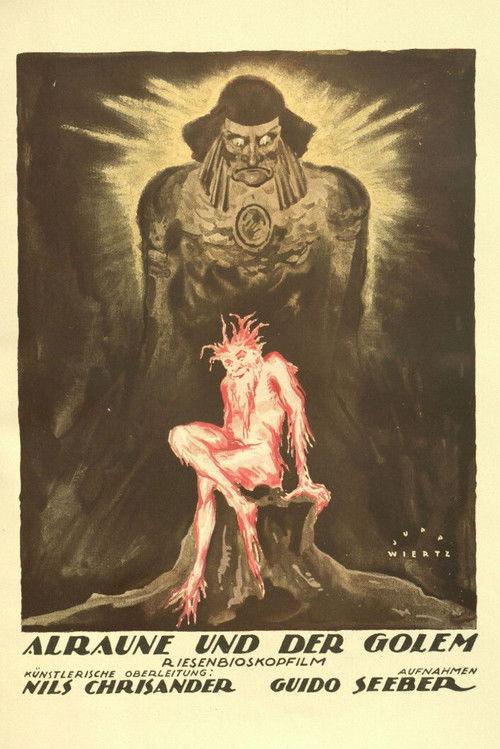 Alraune and the Golem 1919 official movie poster