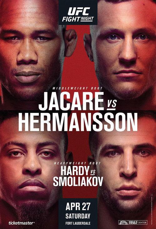 UFC Fight Night 150: Jacare vs. Hermansson 2019 official movie poster