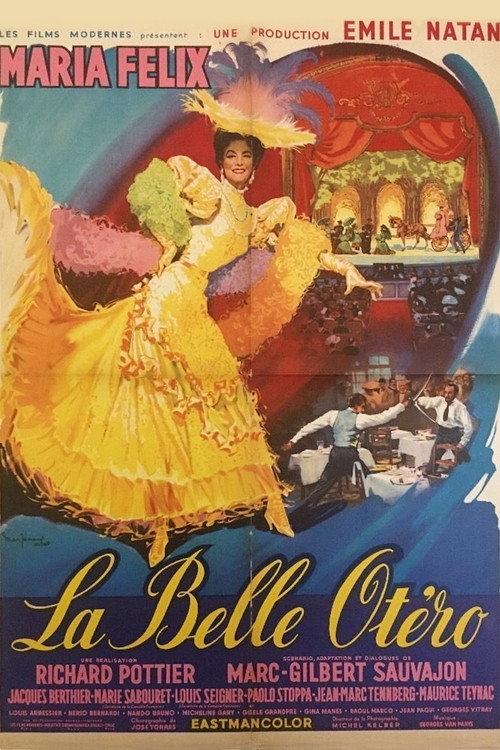 The Beautiful Otero 1954 official movie poster