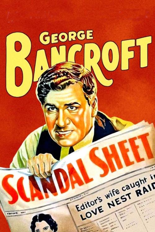 Scandal Sheet 1931 official movie poster