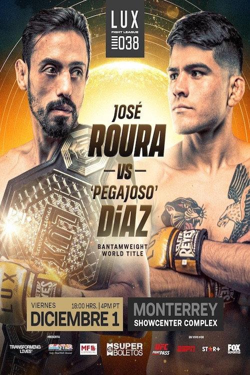 LUX Fight League 38 2023 official movie poster