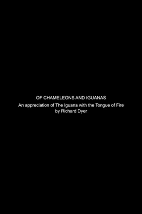 Of Chameleons and Iguanas: A Video Appreciation of The Iguana with the Tongue of Fire 2019 official movie poster