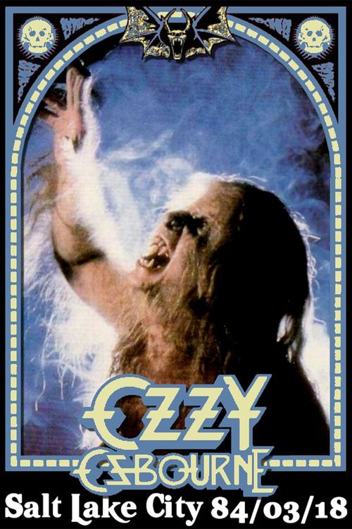 Ozzy Osbourne - Bark at the Moon 1984 official movie poster