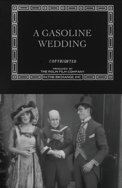 A Gasoline Wedding 1918 official movie poster