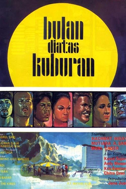 The Moon on the Graveyard 1973 official movie poster