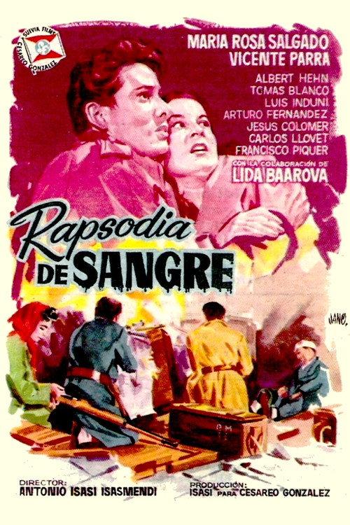 Rapsodia de sangre 1957 official movie poster