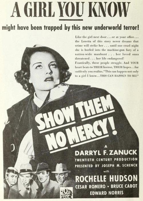 Show Them No Mercy! 1935 official movie poster