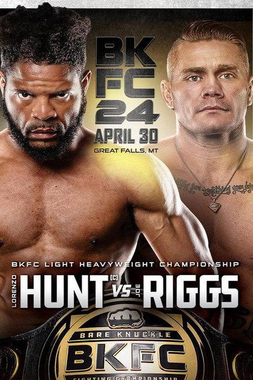 BKFC 24: Hunt vs Riggs 2022 official movie poster