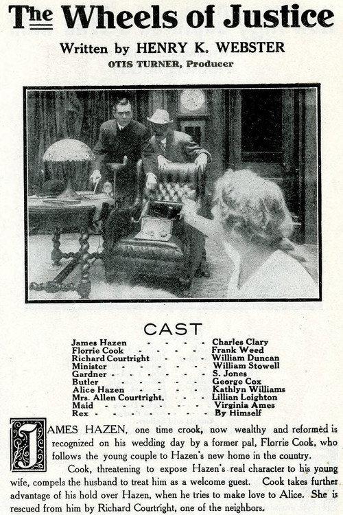 The Wheels of Justice 1911 official movie poster