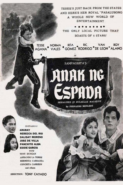Anak ng Espada 1954 official movie poster