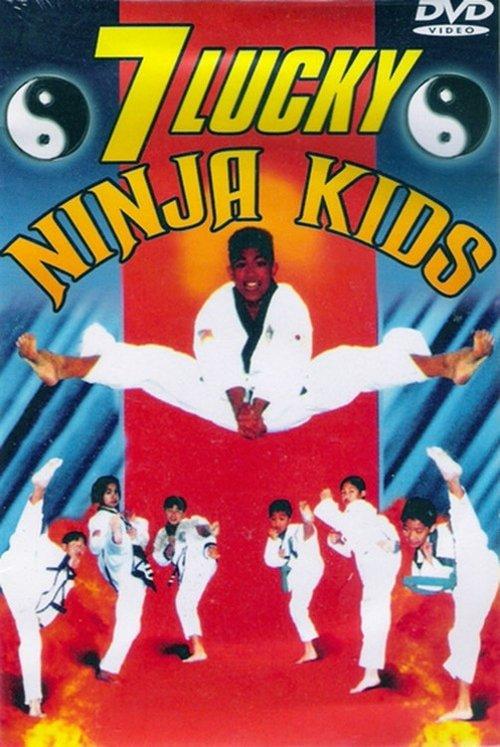 7 Lucky Ninja Kids 1987 official movie poster