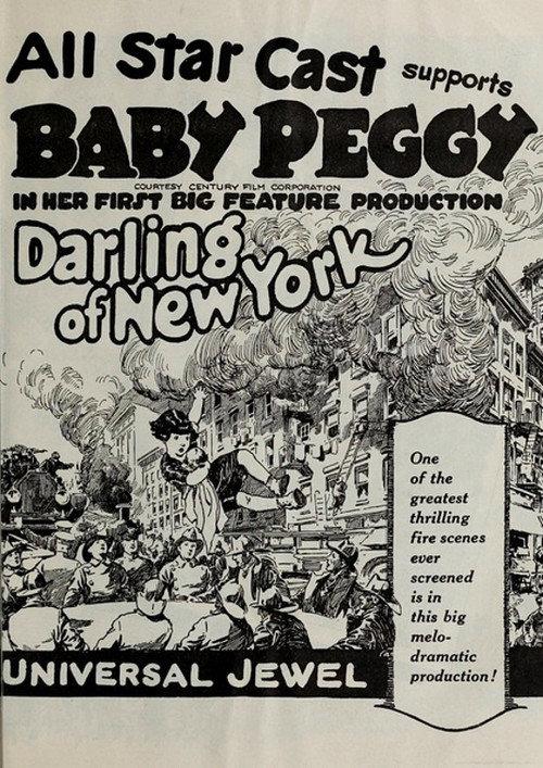 The Darling of New York 1923 official movie poster
