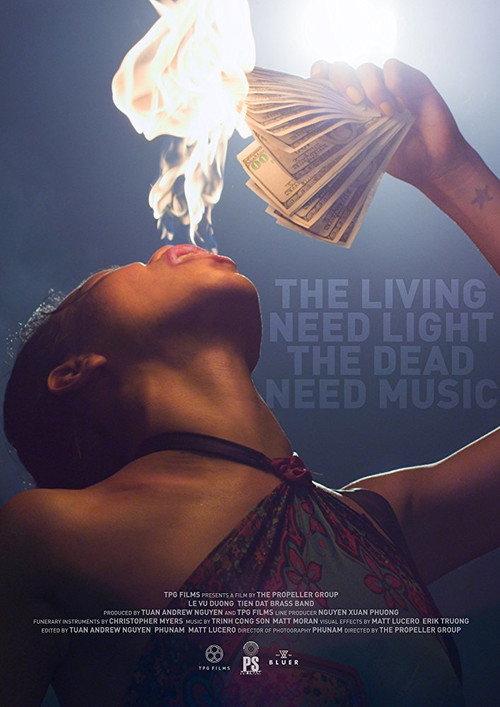 The Living Need Light, the Dead Need Music 2015 official movie poster