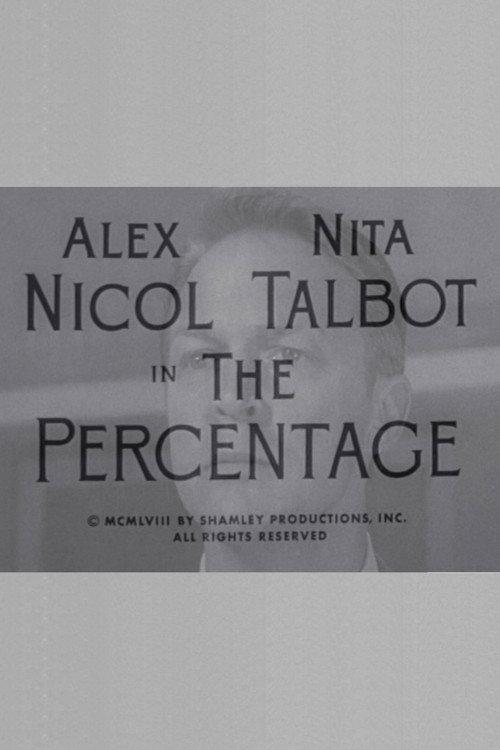 The Percentage 1958 official movie poster