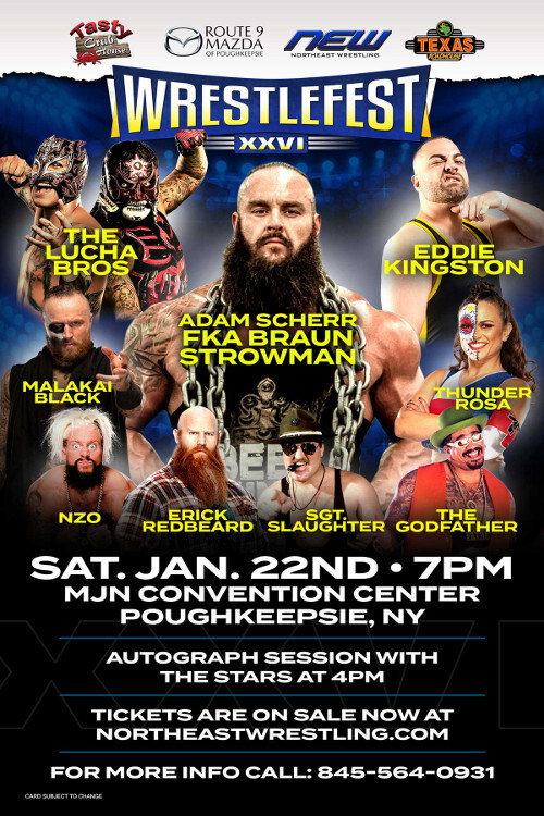 Northeast Wrestling WRESTLEFEST 26 2022 official movie poster
