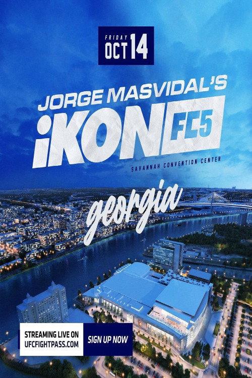 Jorge Masvidal's iKON FC 5: Renfro vs. Irizarry 2022 official movie poster