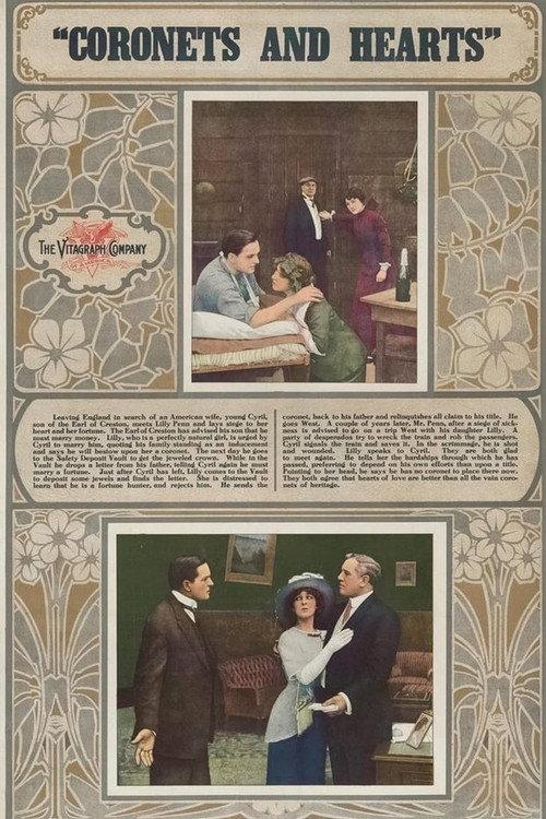 Coronets and Hearts 1912 official movie poster