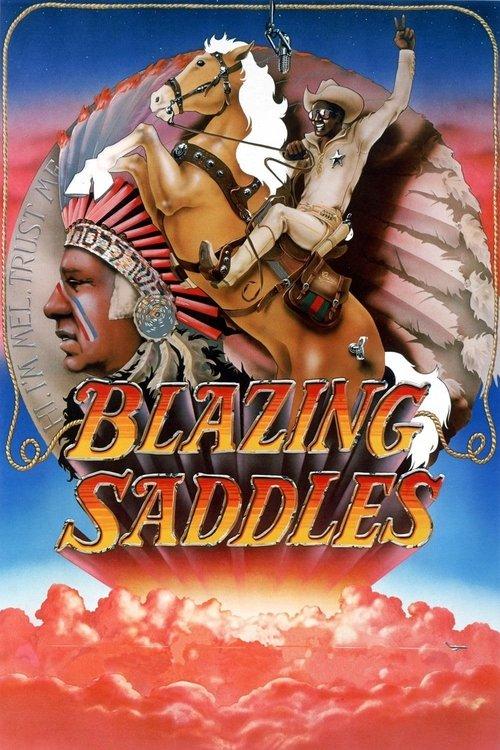 Blazing Saddles 1974 official movie poster