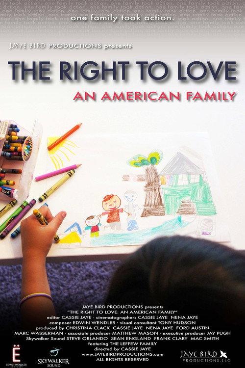 The Right to Love: An American Family 2012 official movie poster