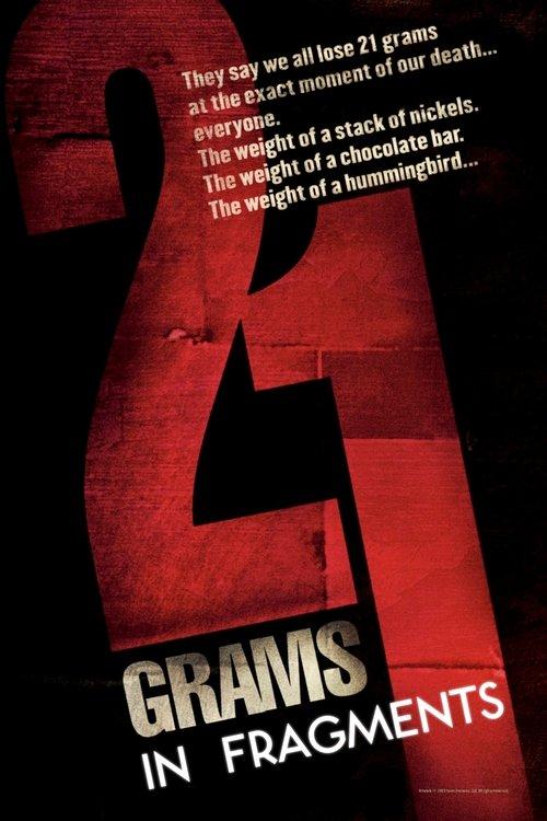 21 Grams: In Fragments 2004 official movie poster