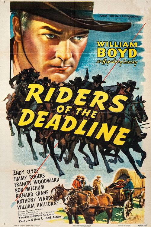 Riders of the Deadline 1943 official movie poster