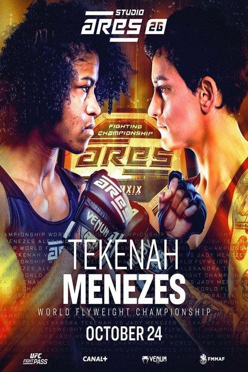 ARES 26 Studio: Tekenah vs. Menezes 2024 official movie poster