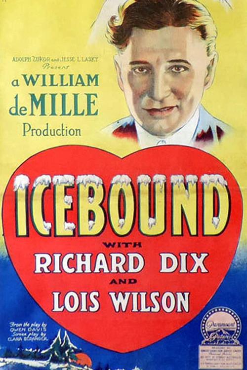 Icebound 1924 official movie poster