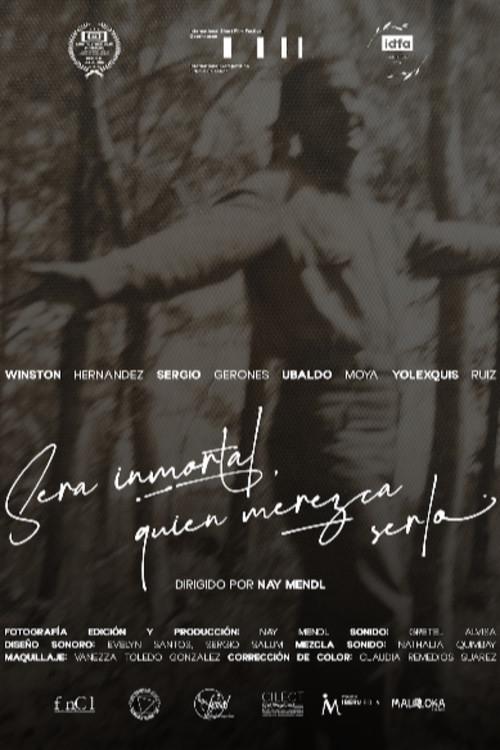 Whoever Deserves It, Will Be Immortal 2024 official movie poster