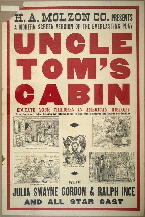 Uncle Tom's Cabin, Part I 1910 official movie poster