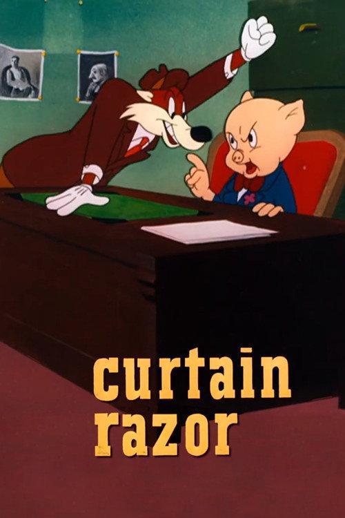 Curtain Razor 1949 official movie poster