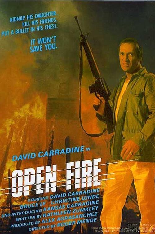 Open Fire 1988 official movie poster