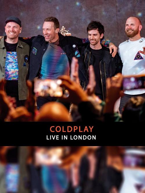 Coldplay - Live In London 2011 official movie poster