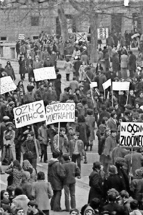 Student Demonstrations on 6 June 1968 in Ljubljana 1968 official movie poster
