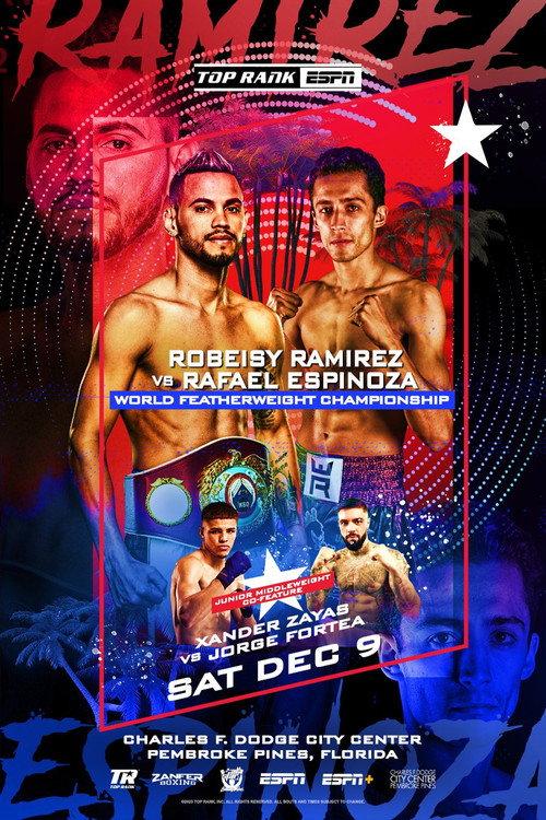 Robeisy Ramirez vs. Rafael Espinoza 2023 official movie poster