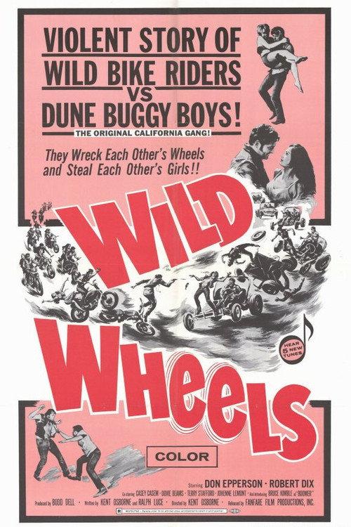 Wild Wheels 1969 official movie poster