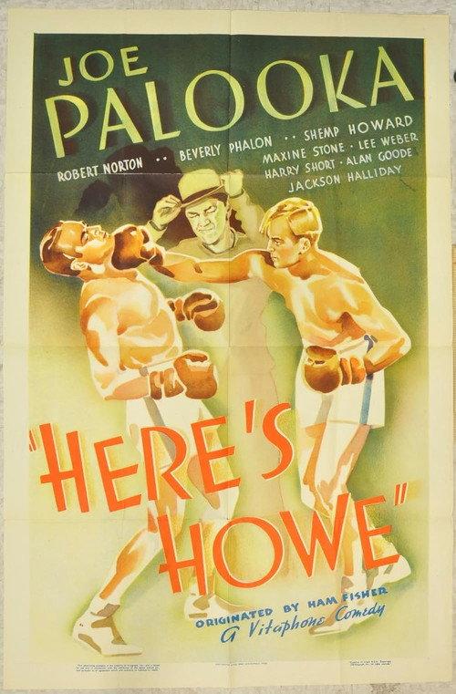 Here's Howe 1936 official movie poster
