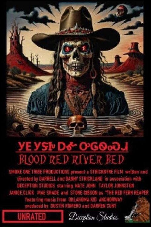 Blood Red River Bed 2024 official movie poster