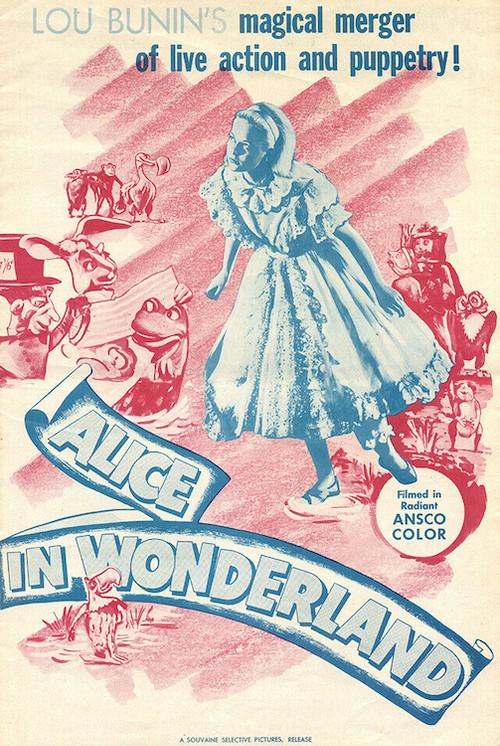 Alice in Wonderland 1949 official movie poster