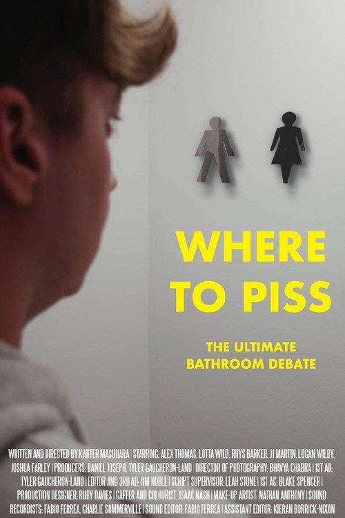 Where to Piss 2024 official movie poster